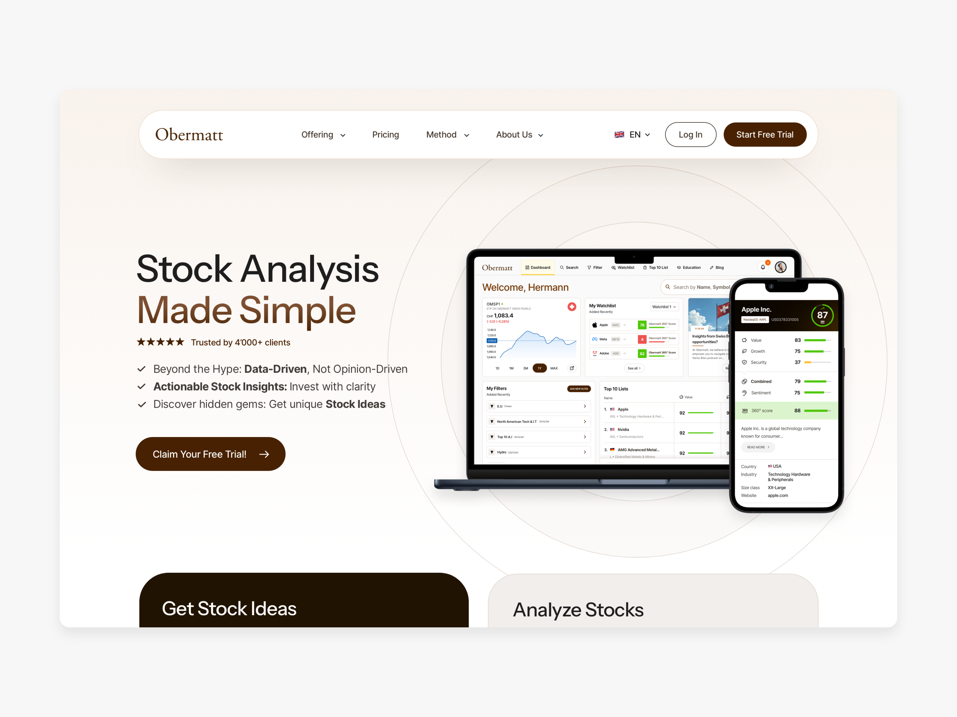 Example of Website Design Package