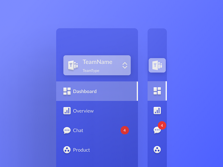 Responsive Sidebar navigation - Ux/ui design by Francesco on Dribbble