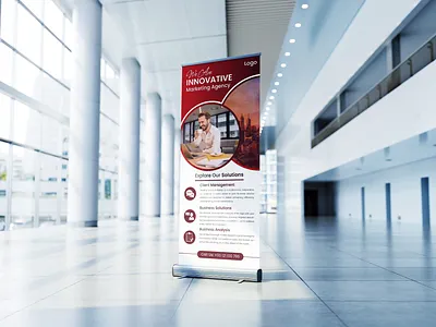 MODERN CORPORATE ROLL-UP BANNER DESIGN corporate design