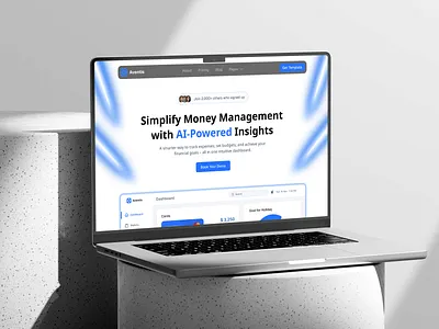Aventis Saas Landing Page landing page saas startup ui website