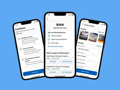 Pawn App cash finance fintech mobile app mobile design money pawn pawn app quick cash selling
