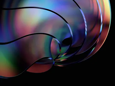 Background animation 3d abstract animation art background blender branding calm colorful cover design elegant glass iridescent looping motion graphics refraction render shape visual