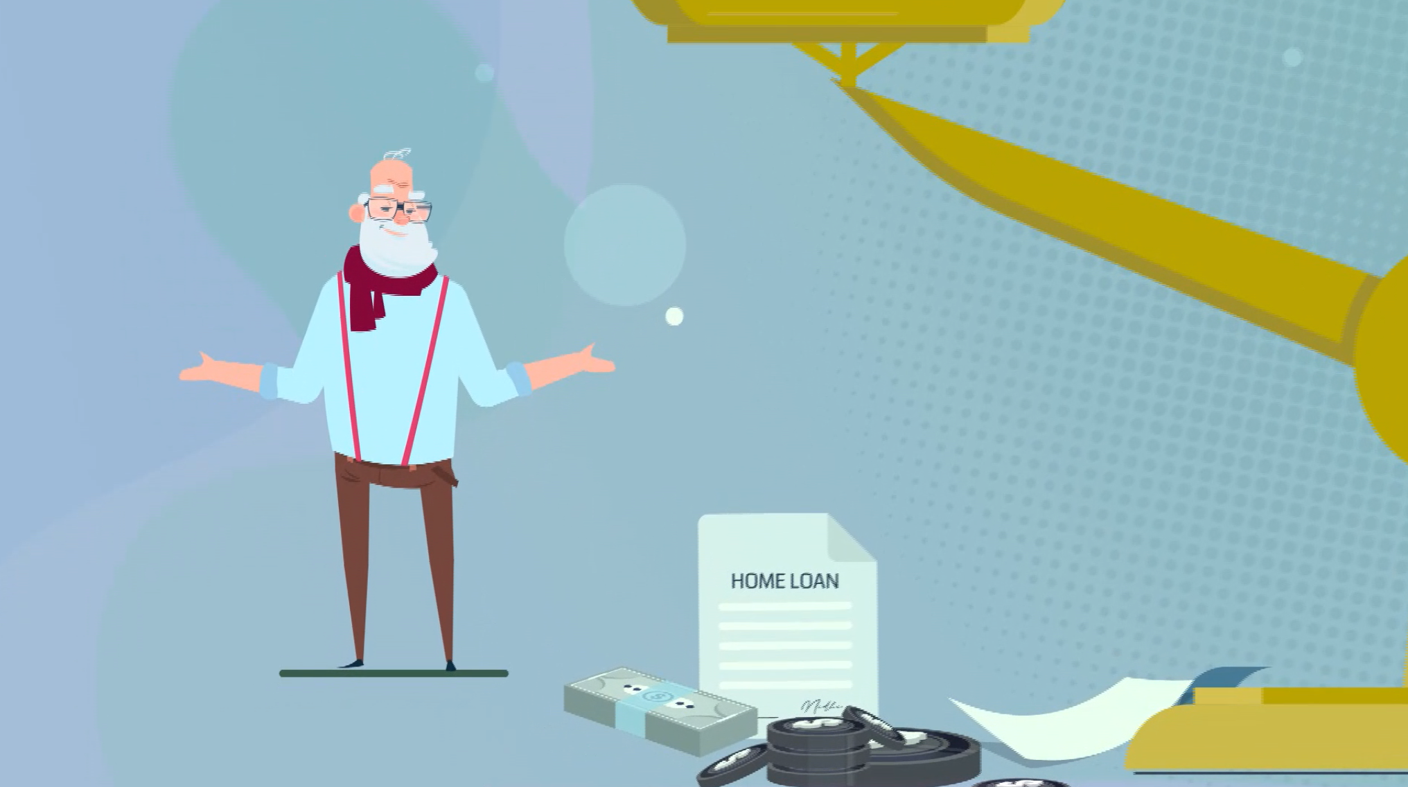 Financial Fitness Explained animation motion graphics