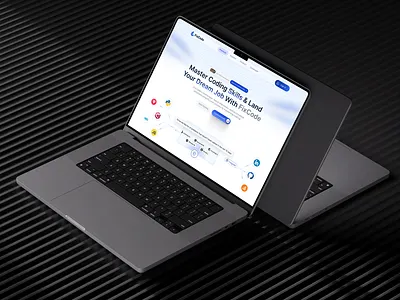 FixCode - Coding Platform Landing Page UI coding dashboard coding website landing page