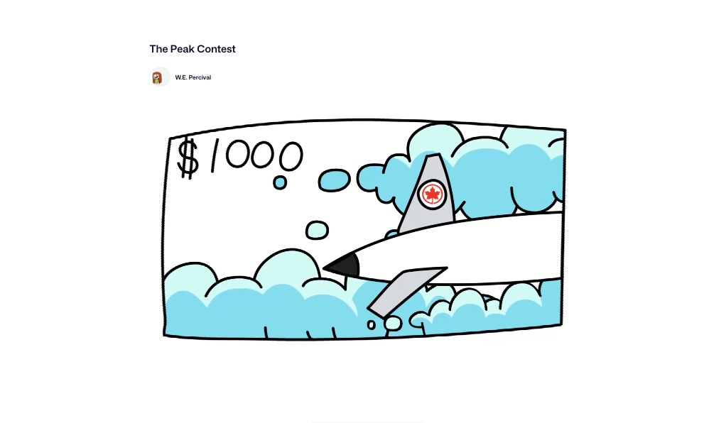 The Peak Contest animation branding design motion graphics vector