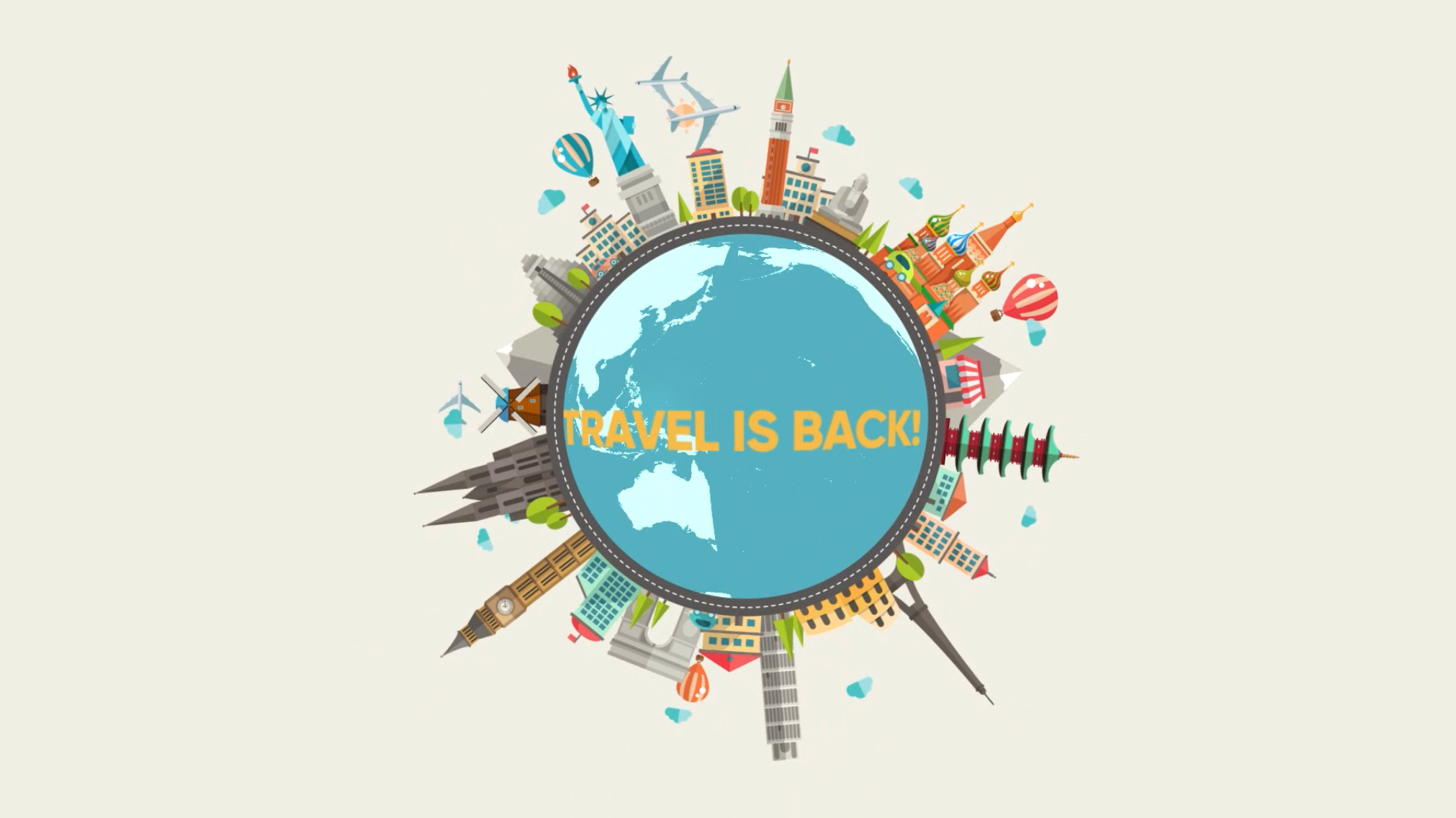 Travel Trends Spot animation motion graphics