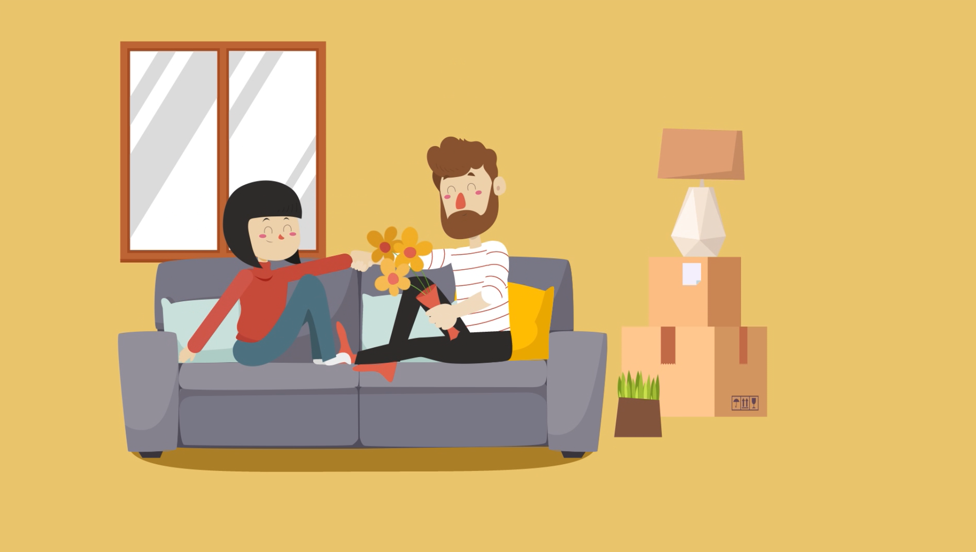 Living In Place animation motion graphics