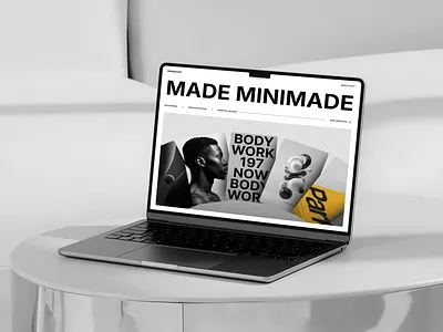 Studio Minimade - Modern Agency Website UI landing page saaas website studio website