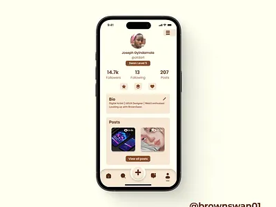 Prompt: User Profile figma ui ux