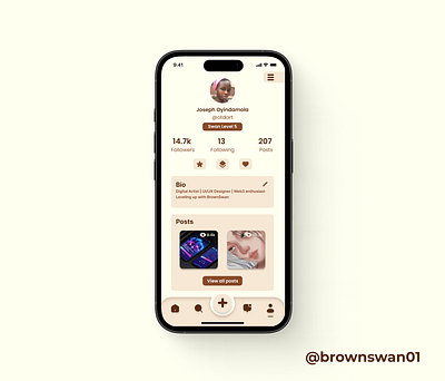 Prompt: User Profile figma ui ux