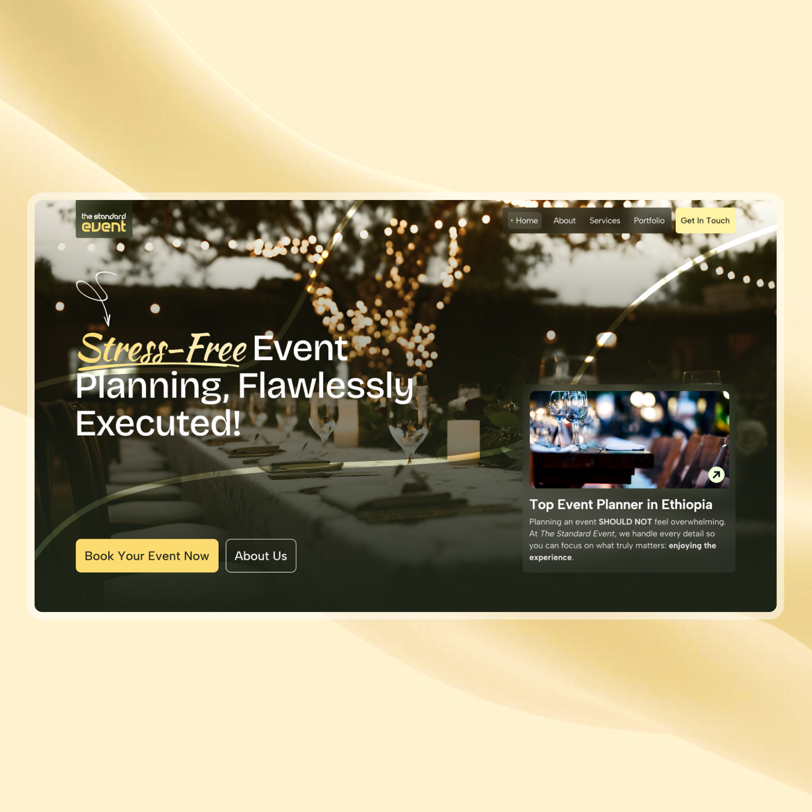 Example of Modern Website Design