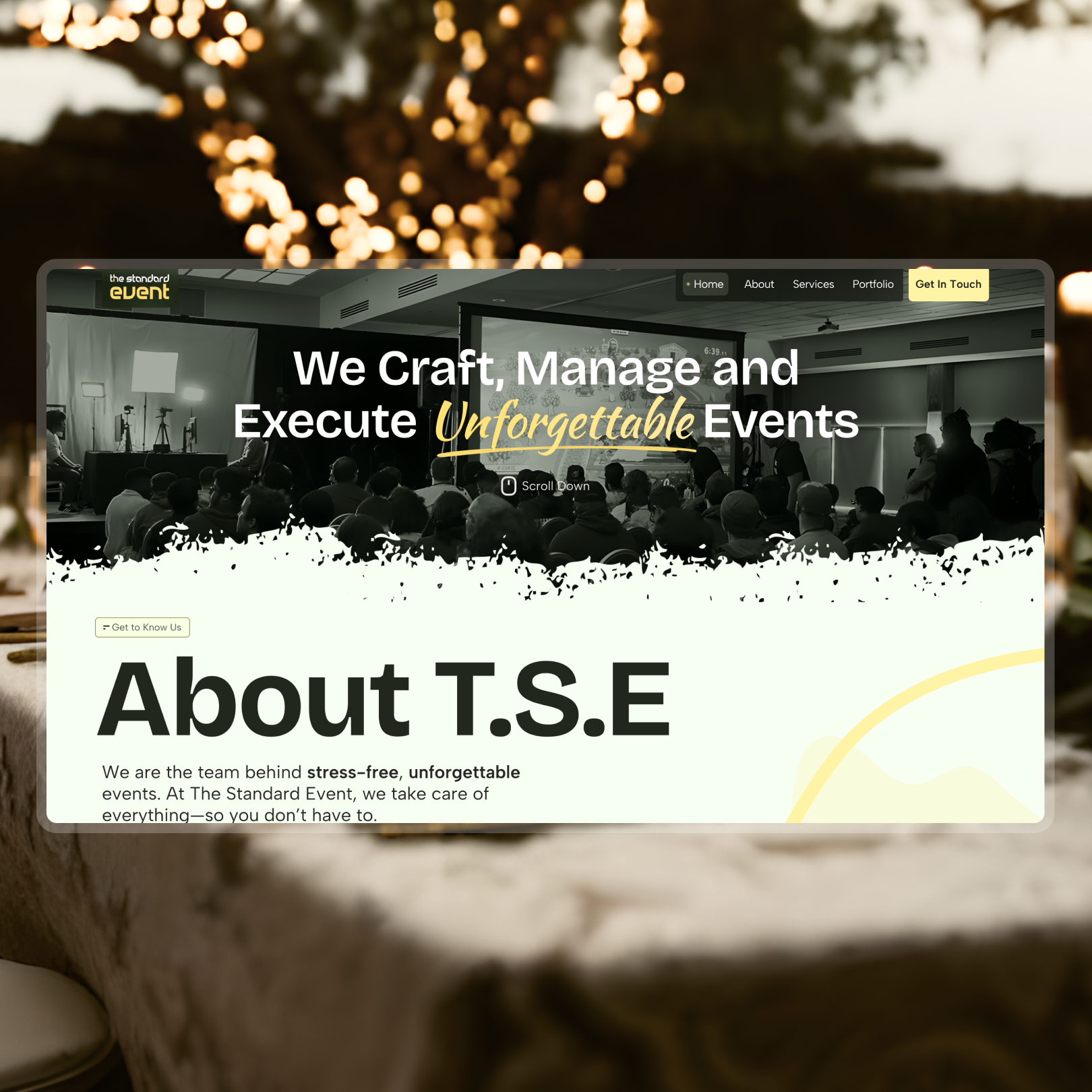 Example of Modern Website Design