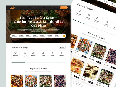 Restaurant Website | Landing page Design figma design food delivery food landing page food website restaurant landing page design restaurant website uiux