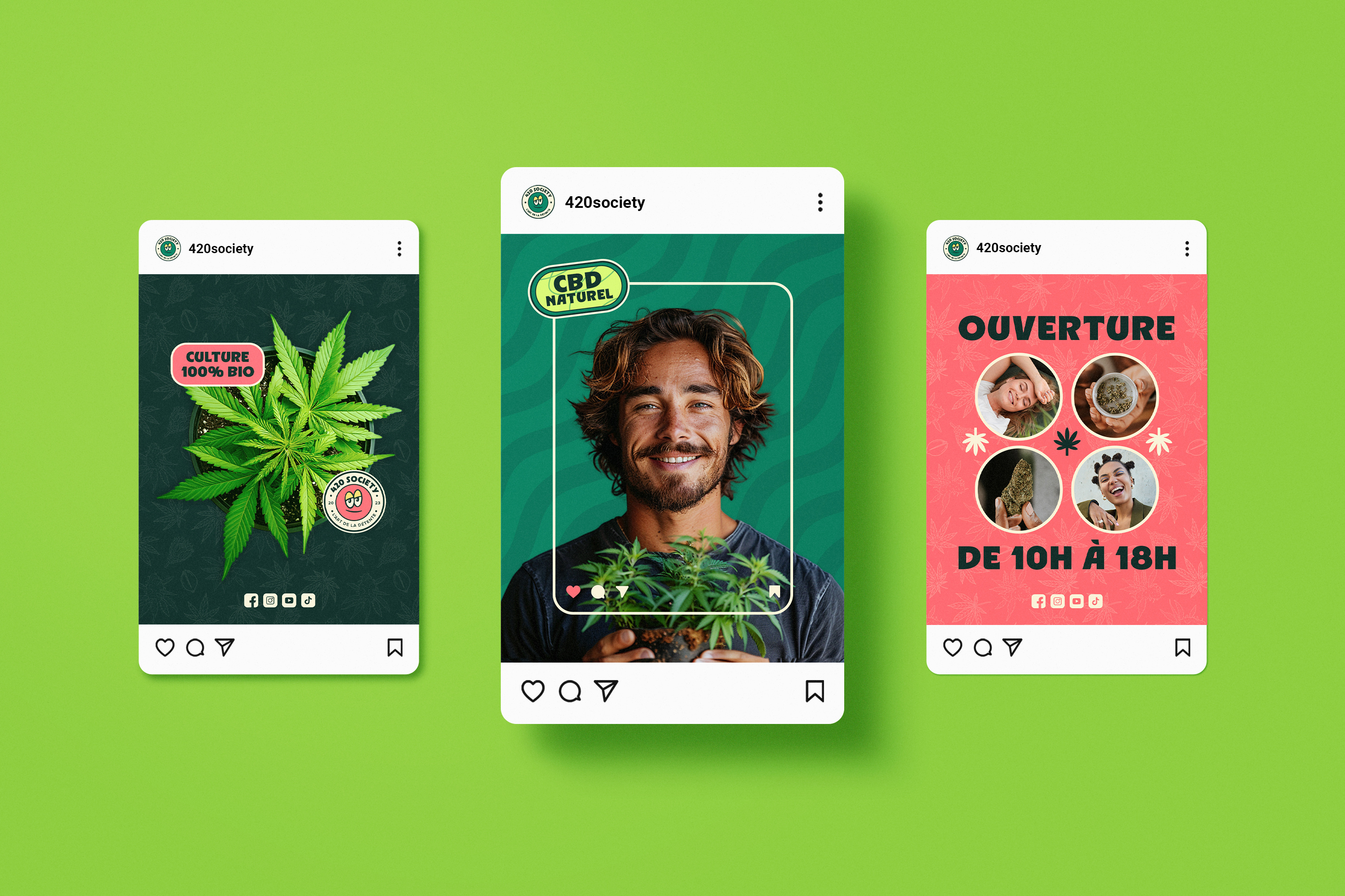 Example of Social Media Templates Design