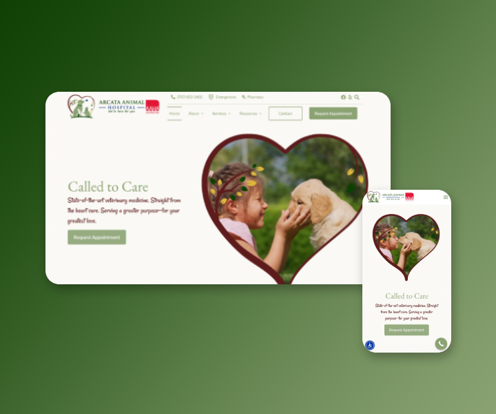 Arcata AH | Website Design design responsive design ui ui design uiux ux ux design visual design web design website