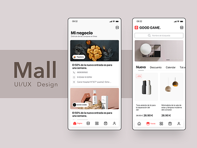 BAZAR-Western Europe Department Store APP app design shopping center ui ux