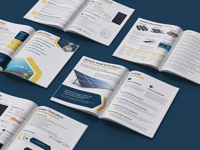 Brochure Design | Solar Energy booklet branding brochure brochure design catalog designs catalogue catalogue design company profile flyer graphic design indesign lookbook magazine design product catalogue solar energy trifold