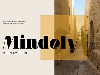 Mindely - Display Serif Font classic