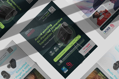 Mymanu Flyer Design for CES 2025 brochure design flyer design