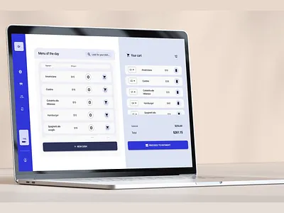 Gestiorant - activites management - Large screens activities app design design system management restaurant ui ui design uiux design usability testing ux ux deisgn ux research uxui design