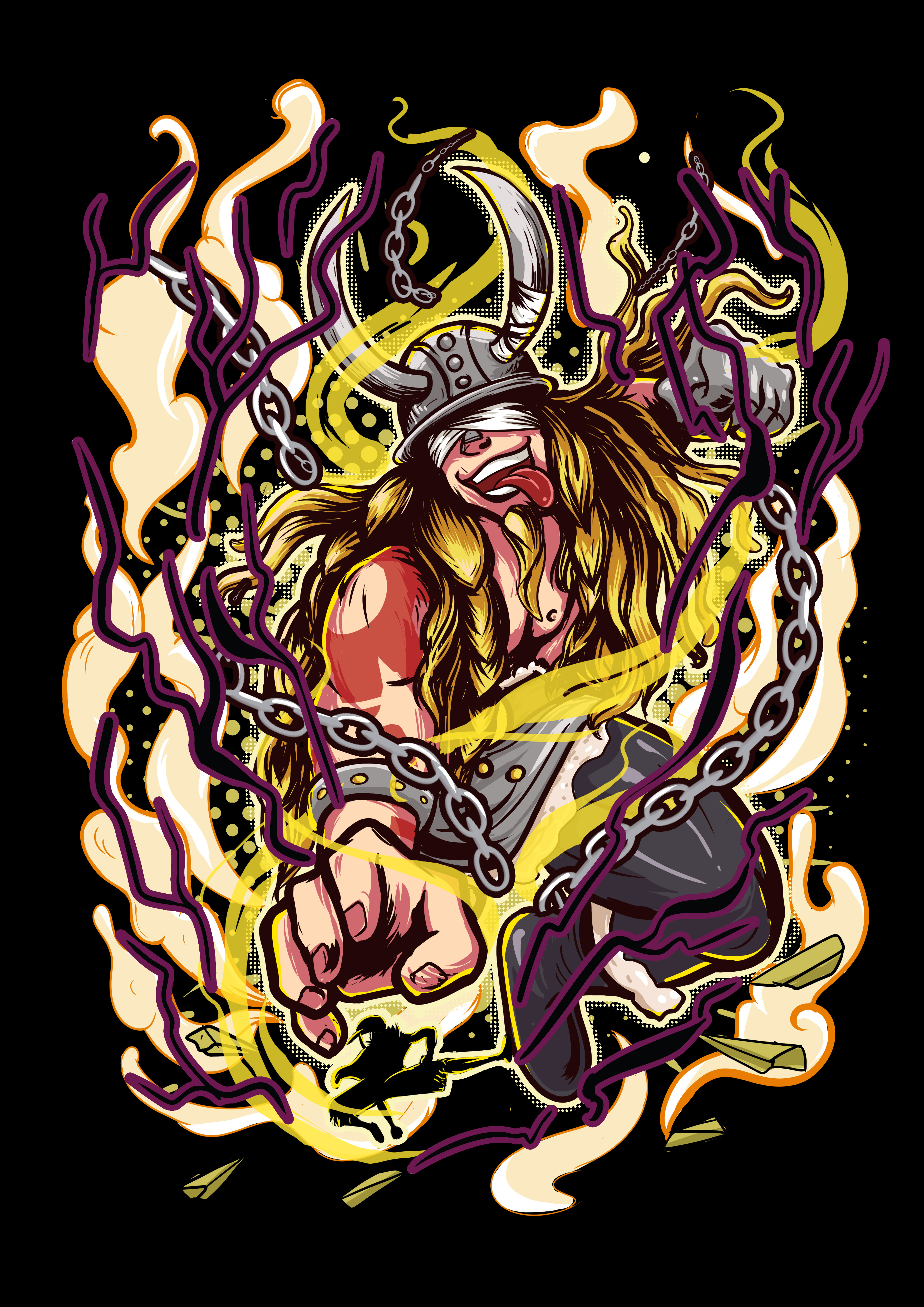 Loki From One Piece Fanart anime fanart graphic design illustration japan japanese loki manga nakama one piece