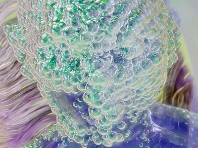 Molecular Infection 3d blender digital art dreamlike surreal