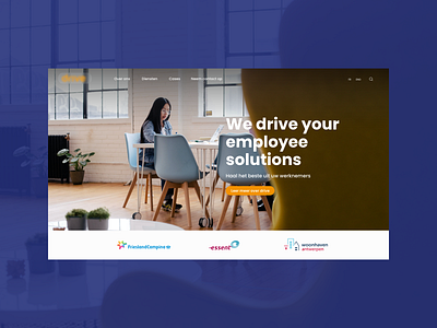 Employee experience consultancy adobe xd branding concept consultancy design desktop employee experience interfacedesign landing page motion prototype story telling ui unsplash ux visual design web webdesign