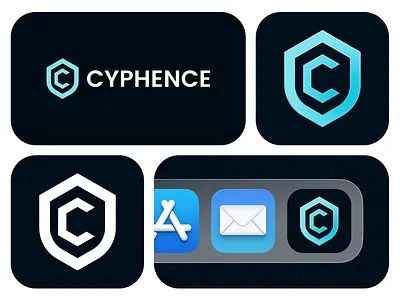 Modern Cybersecurity Logo Design for AI Tech Brand – Cyphence ai branding brand brand identity branding cybersecurity logo design futuristic logo icon logo logo design logo designer logo type minimal logo modern logo professional logo saas saas design shield logo tech tech logo