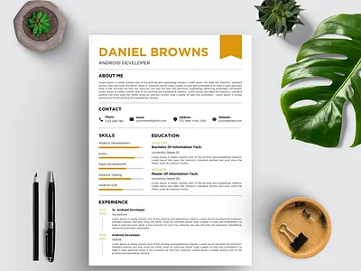 Resume / CV Template branding canva template cover letter curriculum vitae cv cv design cv template graphic design modern resume professional resume resume resume design resume template