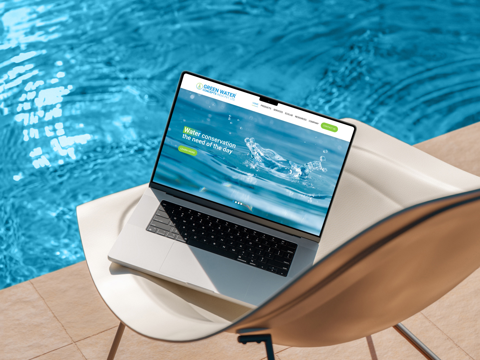GREEN WATER - Website branding clen water codeappan color elementor green and blue minimal design pure water ui ux uxui water water treatment solutions webdesign webdevelopment website wordpress wordpresswebsite