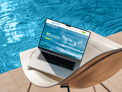GREEN WATER - Website branding clen water codeappan color elementor green and blue minimal design pure water ui ux uxui water water treatment solutions webdesign webdevelopment website wordpress wordpresswebsite