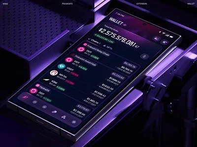 PolkaGate: Crypto Non-Custodial Wallet app design app ui banking mobile app blockchain app crypto app crypto exchange crypto payments cryptocurrency etherium finance financial app fintech mobile app memecoin mobile app mobile app design product design swap token web3 design