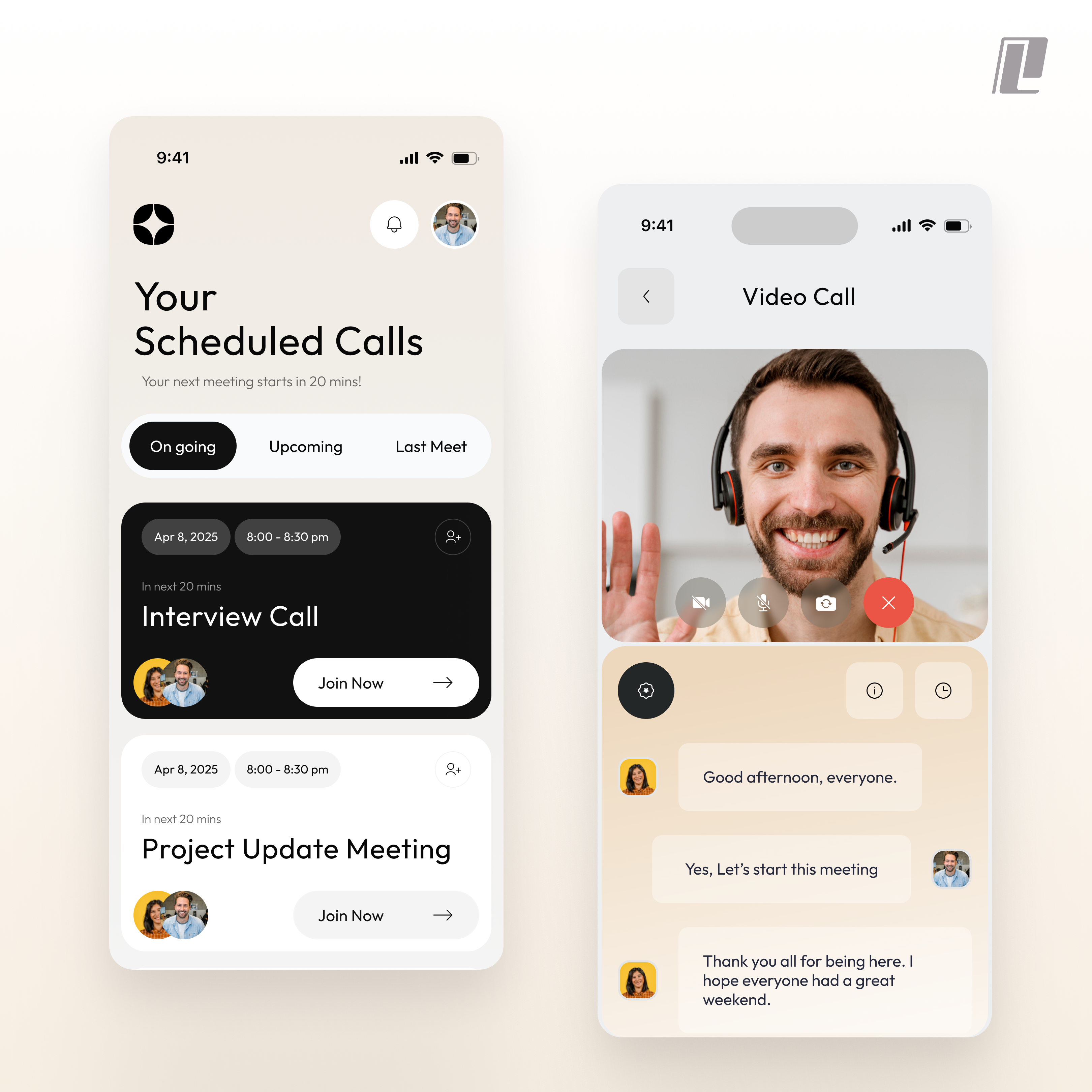 📞 MeetEase – Smarter Meeting Scheduling & Video Calling 3d animation branding design framer graphic design illustration logo motion graphics ui
