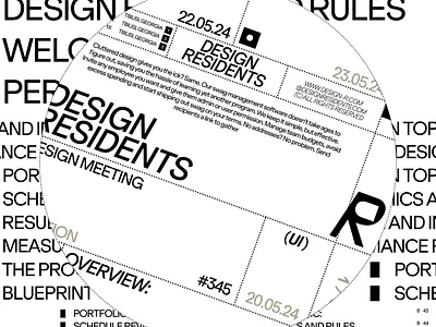 Design Residents blog branding concept design illustration logo typography ui ux website