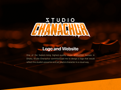 Studio Chanachur (10/2017) branding design graphic design logo typography website wordpress