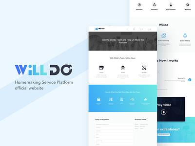 Willdo - Home Services / Crowdsourcing / Jobs Web design design ui ux web design.