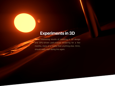 Personal 3D Experiments 3d 3d modeling 3d rendering design graphic design