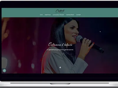 Independent Record Company and Music School Web Site design elementor music record school ui ux website wordpress