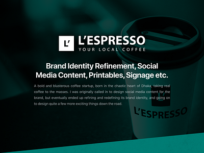 L'espresso (2/2019) branding design graphic design social media style guide typography