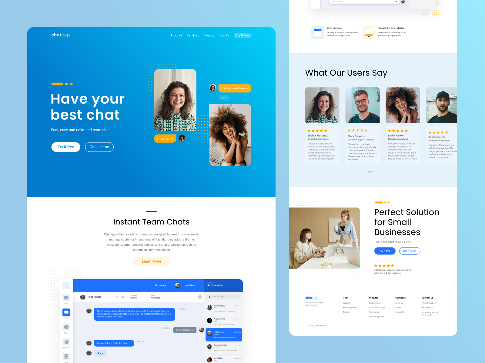 Example of High Converting Landing Page Design