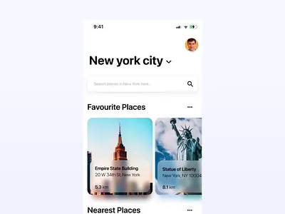 Travelers app - Interface & interaction design animation app design design motion graphics ui ui design ux ux deisgn