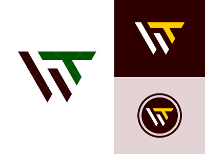 WT Logo branding design icon identity illustration lettermark logo logo design logotype monogram t tw tw logo tw monogram typography vector w wt wt logo wt monogram