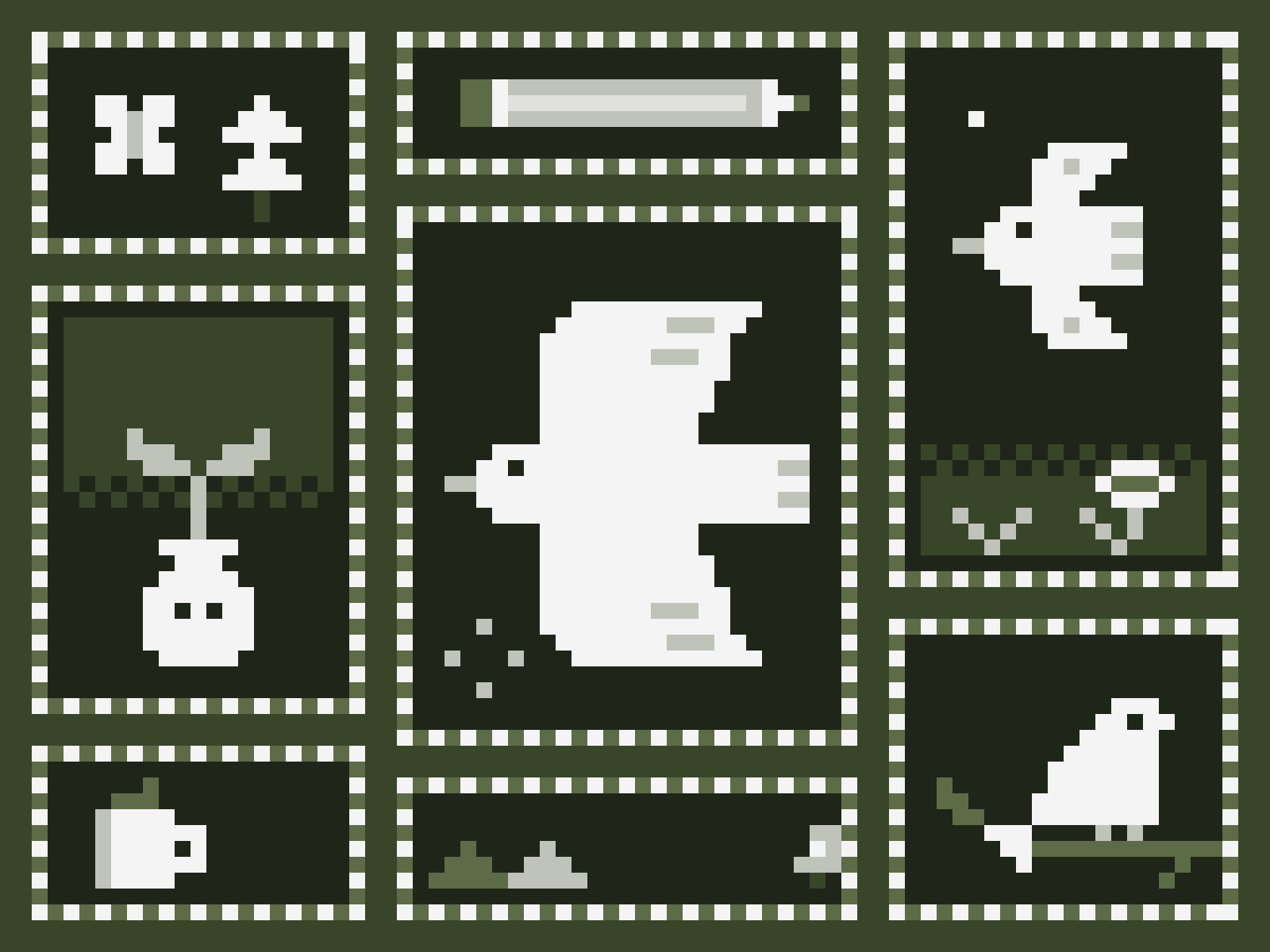 Stamps bird illustration pixel pixelart retro stamp