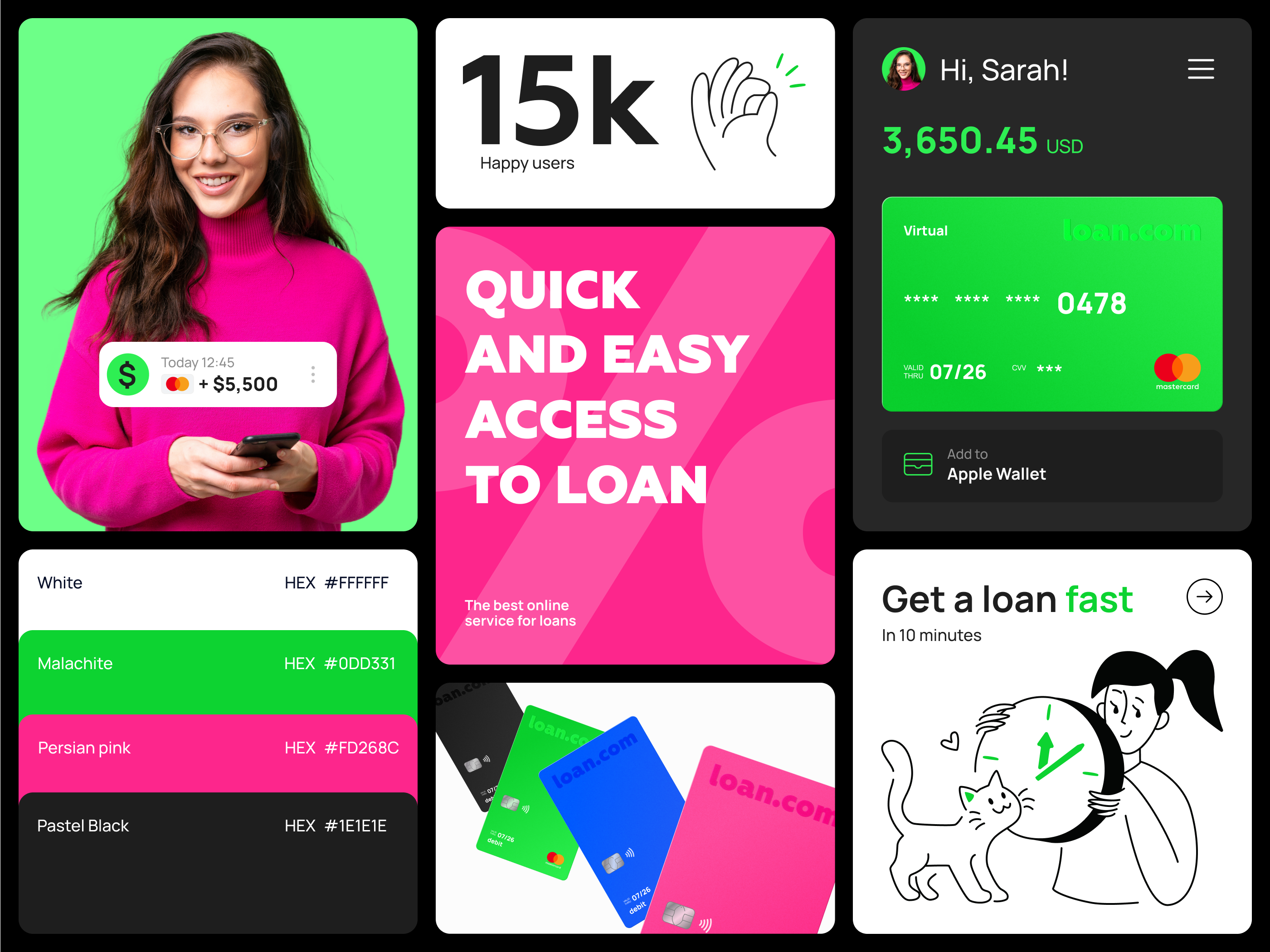 Branding for loan platform, Bento, Illustrations | Loan.com bento brand identity branding cards concept finance fintech graphic design high conversion design illustration loan platform logo marketing microfinance package pallete product product design ui visual identity