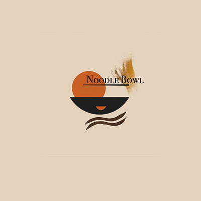 Noodle Bowl - Logo Design Minimalist Style branding graphic design logo motion graphics