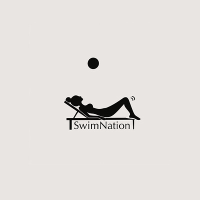SwimNation Swimwear - Logo Design Minimalist Style branding graphic design logo