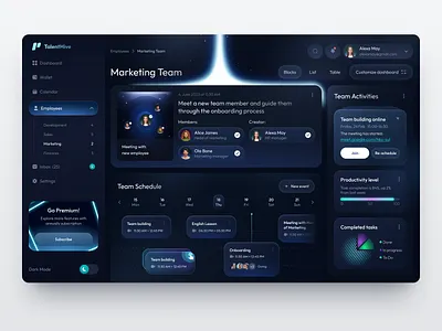 Product design for SaaS - TalentHive design graphic design interface product service startup ui uiux ux web