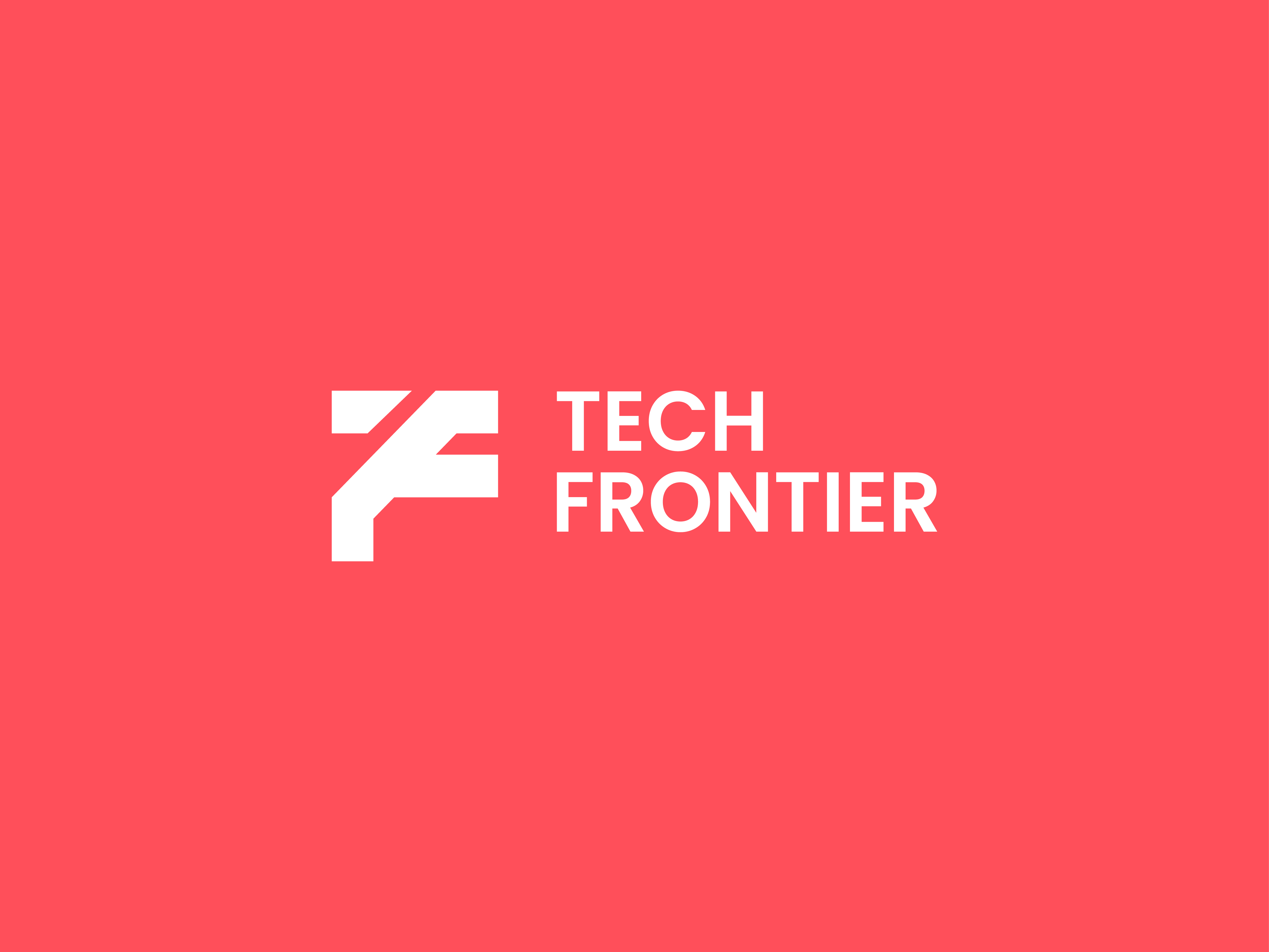 Tech Frontier Logo Design tech company logo