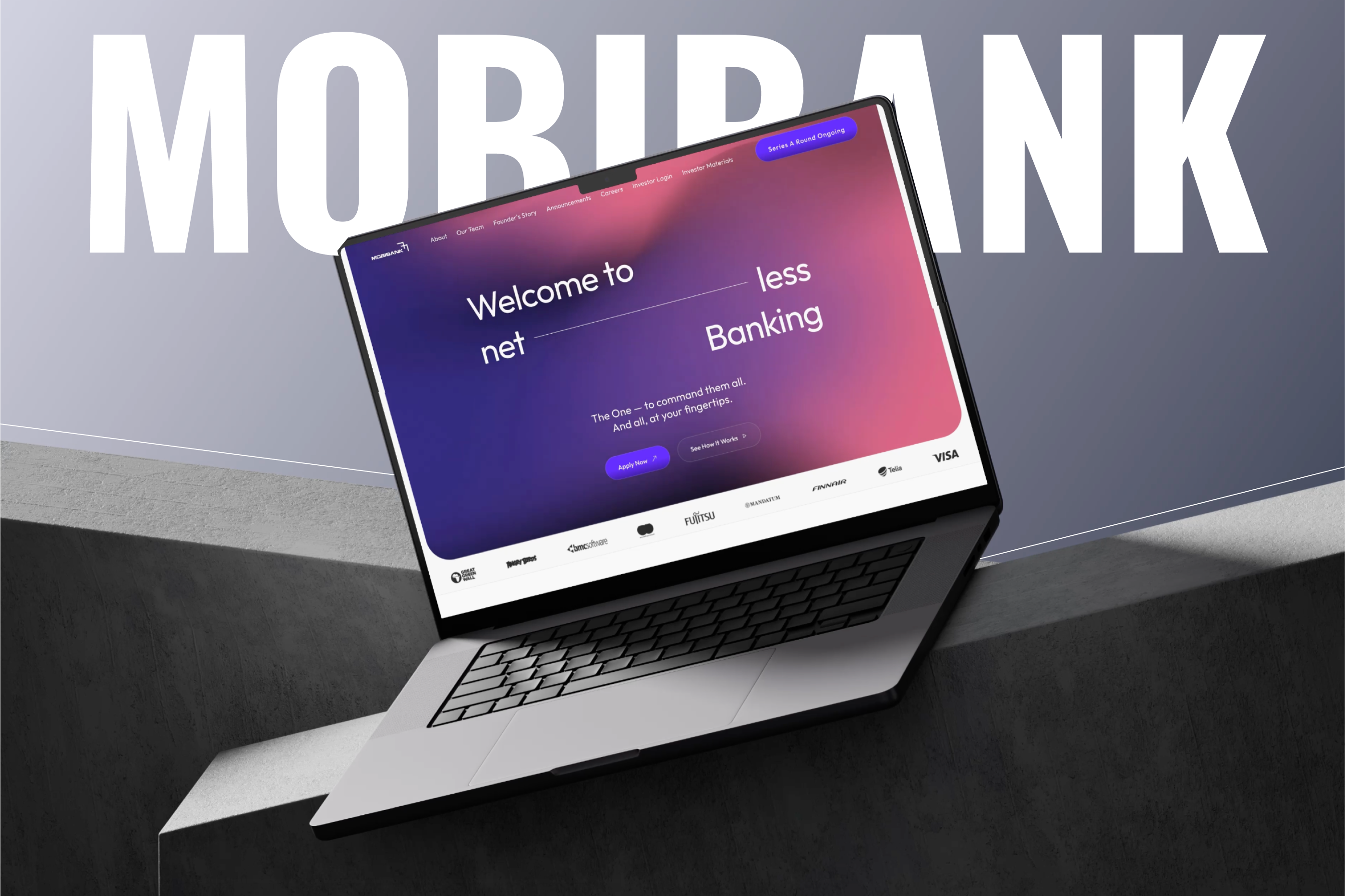 Digital Bank Website 3d animation bank bank website banking design graphic design minimal web design ui web design website design