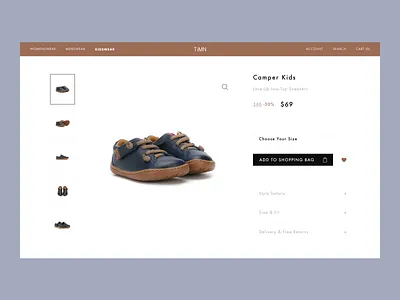 Website for a Company Brand add to cart clean design interface minimal minimalism minimalistic product product page service shopify startup template ui ux web web design website woocommerce wordpress